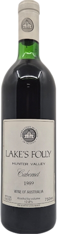 Lake's Folly Cabernets 1989