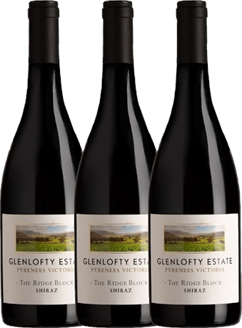 Glenlofty Ridge Block Shiraz 2017 - 3 Pack