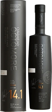 Bruichladdich Octomore 14.1 Cask Strength Single Malt Scotch Whisky 59.6% 700ml
