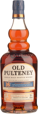 Old Pulteney 16 Year Old Single Malt Scotch Whisky 46% 700mL