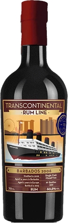 Transcontinental Rum Line Barbados 2006 16 Year Old Single Cask Foursquare Rum 60.6% 700ml