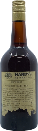 Hardys Reserve Bin M127 1951