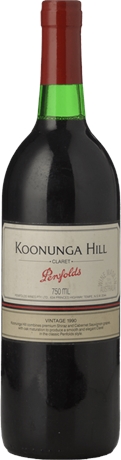 Penfolds Koonunga Hill Shiraz Cabernet 1990