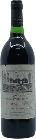 Wynns Black Label Hermitage 1990