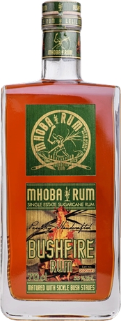 MHOBA Bushfire Sickle Bush Aged South African Rum 55% 700ml