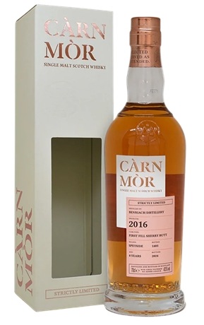 Carn Mor Benriach 2016 Single Malt Scotch Whisky 47.5% 700ml