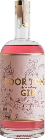 Poor Toms Strawberry Gin 40% 700mL
