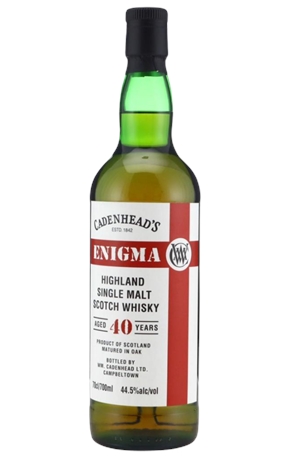 Cadenhead's Enigma 40 Year Old Highland Single Malt Scotch Whisky 44.5% 700ml