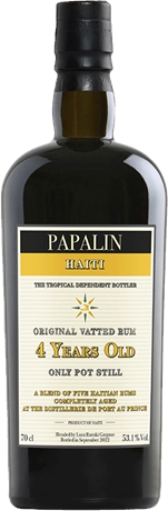 Papalin Haiti 4 Year Old Vatted Rum 53.1% 700ml