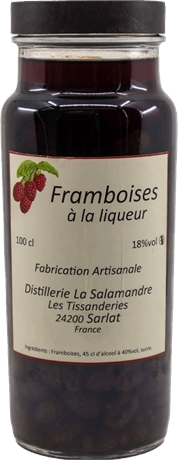 La Salamandre Framboises in Liqueur (Raspberries) 18%